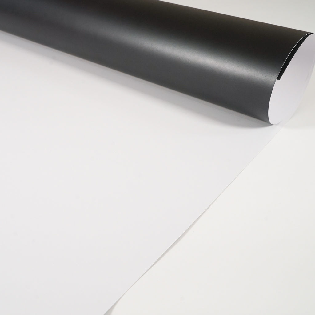 商品撮影に便利 写真背景紙 両面 バックペーパー 白と黒 スタンプ専門店ハンコルンゴ