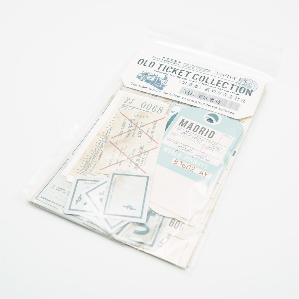 【SALE】チケット素材紙 OLD TICKET COLLECTION 004