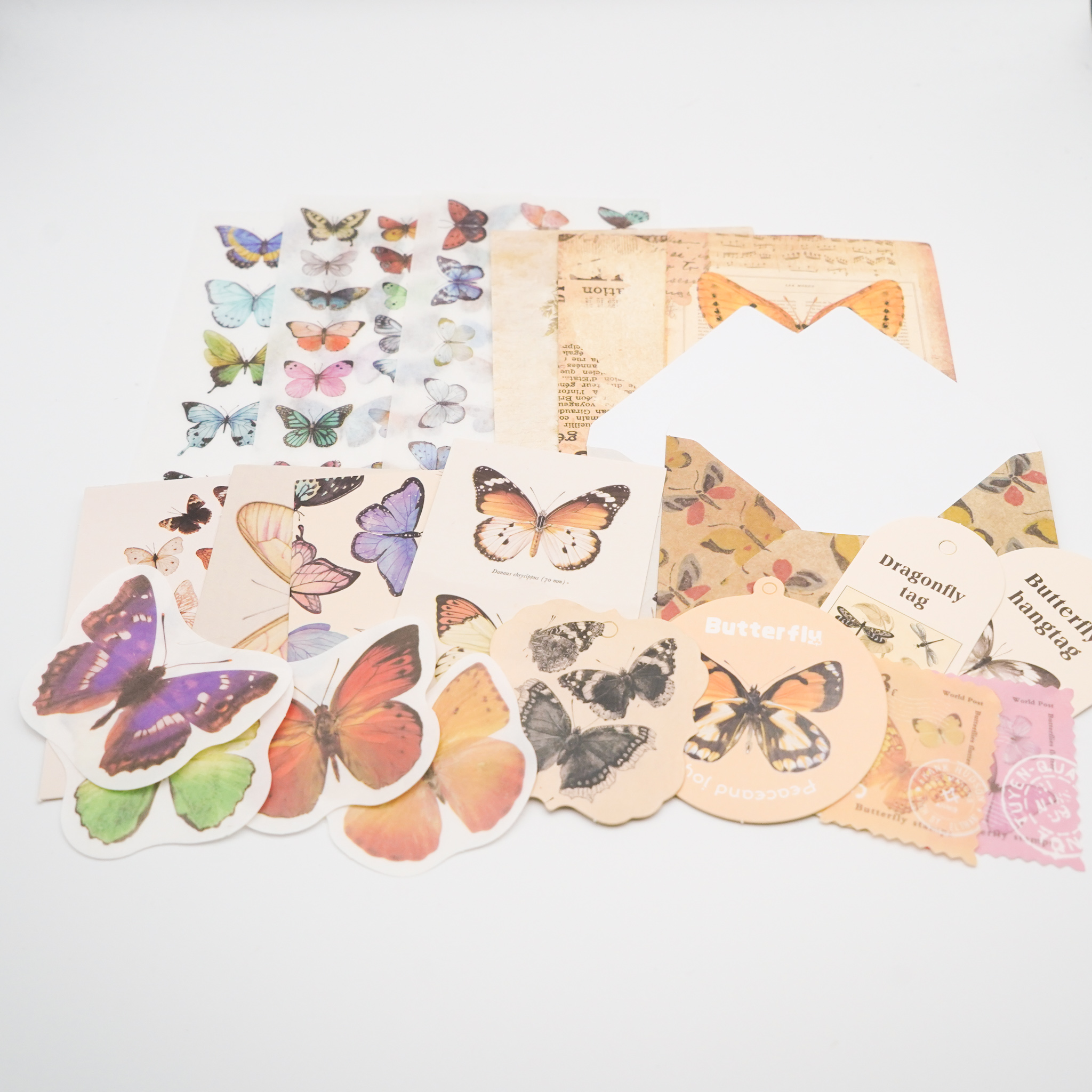 アンティーク手帳素材紙 002 スタンプ専門店ハンコルンゴ