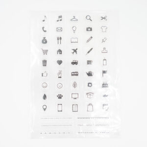 Rungoオリジナル クリアスタンプ アイコン スタンプ専門店ハンコルンゴ